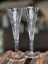 Bohemia Crystal Dover Champagne Flutes Set Of 2