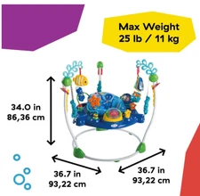 Baby Einstein Neptune's Ocean Discovery Activity Jumper, Neptune's