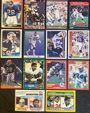 Everson Walls Football Cards Lot Dallas Cowboys 1982 INT Ldrs New York Giants