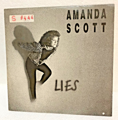 AMANDA SCOTT LIES SINGLE 12'' 45 RPM 1988 EXPANDED MUSIC EX 44Y ITALY