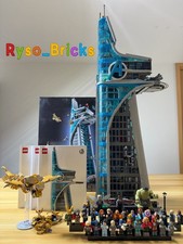 LEGO 76269 Avengers Tower Complete w/ Box Instructions Minifigures Disassembled
