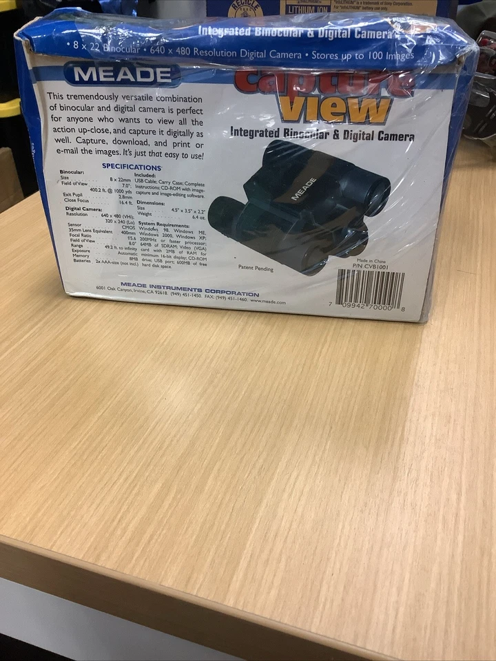 Meade Capture View 8 x 22 Integrated Binocular & Digital Camera - Image 2 of 4