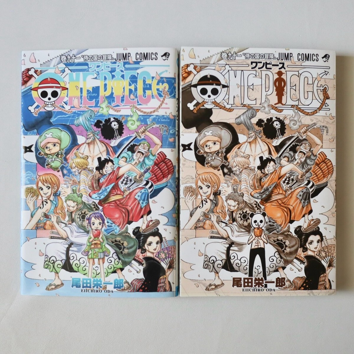 One Piece vol.91 1st Print Edition w/OBI Comic Japanese Manga 2018