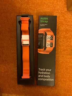 AURA Strap for Apple Watch 38/40/41mm - Orange -Body composition Tracking