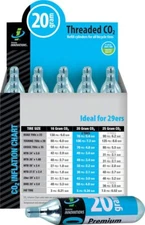 1/2 PRICE SALE NEW Genuine Innovations 20gram Threaded CO2 Cartridges: Box of 12