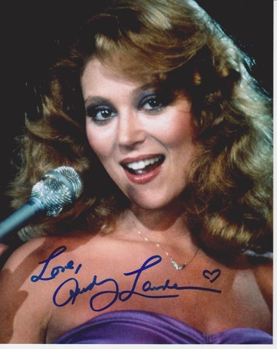 Audrey Landers Signed Photo - of DALLAS / Playboy / The Landers Sisters