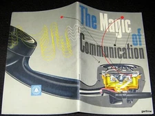 BELL TELEPHONE SYSTEM 1952 THE MAGIC OF COMMUNICATION PICTORIAL BOOKLET