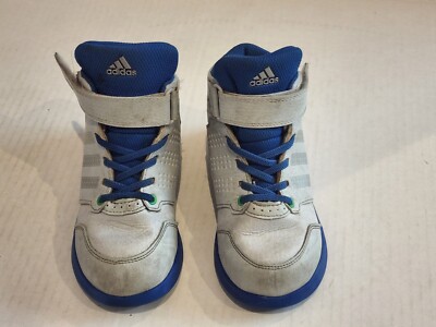 Adidas Hoops Mid 2.01- Unisex Toddlers (Size 10K)-Basketball Shoes- Blue white