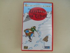 cassette vhs Les Aventures de Tintin Tintin au Tibet citel video
