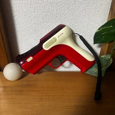 Sony PS3 Move Motion Controller & Shooting Gun Attachment Set