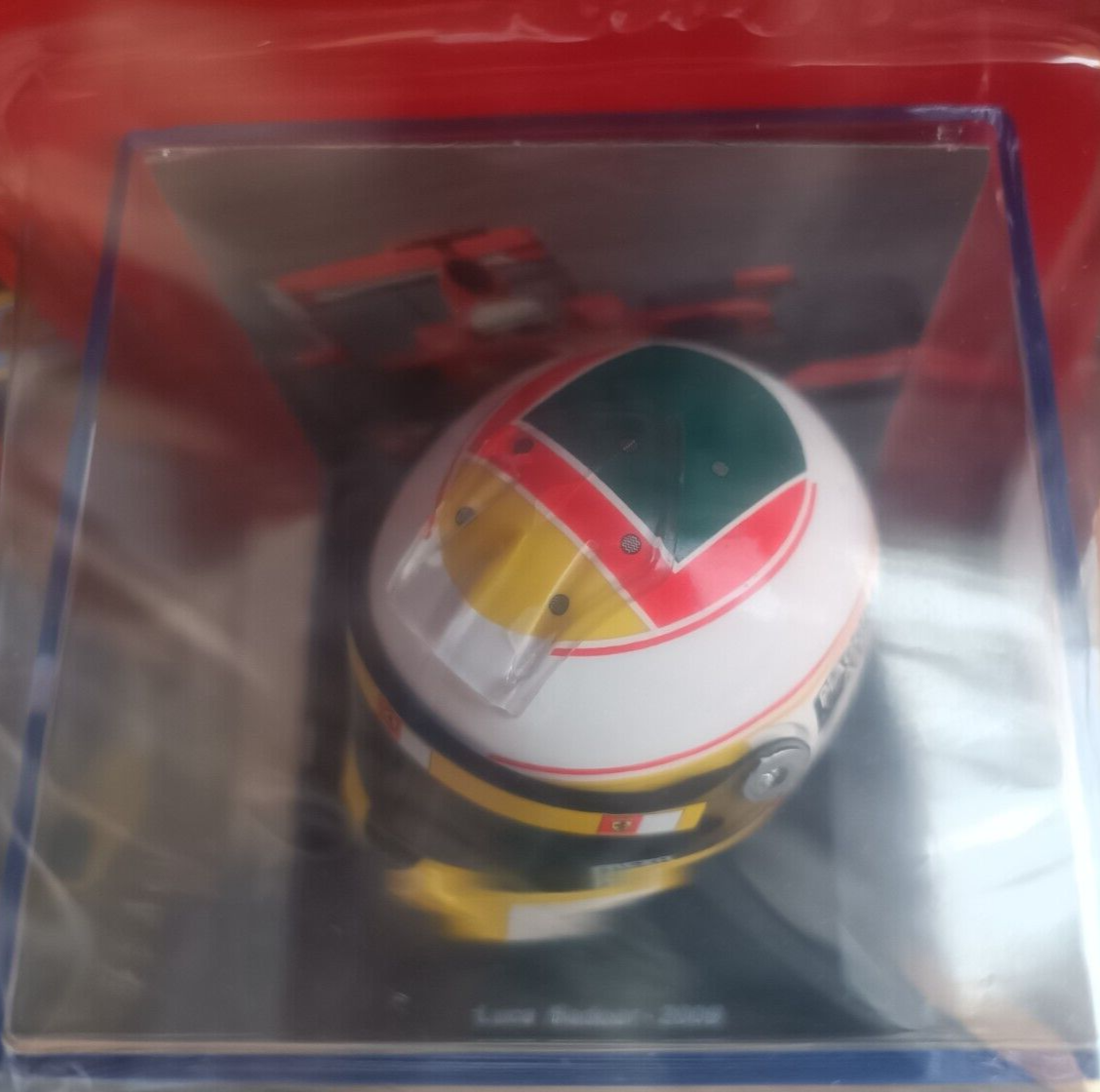Casque De Pilote Ferrari Réplique 1:5 - Luca Badoer 2009 / Alberto Ascari 1953 - Spark - Neuf