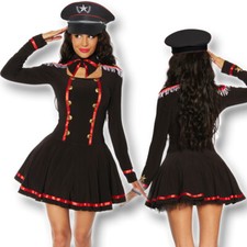 Marine Offizier Damen Kostüm S-L 34-40 Matrosenkostüm Matrose Karneval 13099 AX
