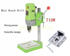 Mini Drill Press Bench Small Electric Drill Machine Work Bench 710W 220V