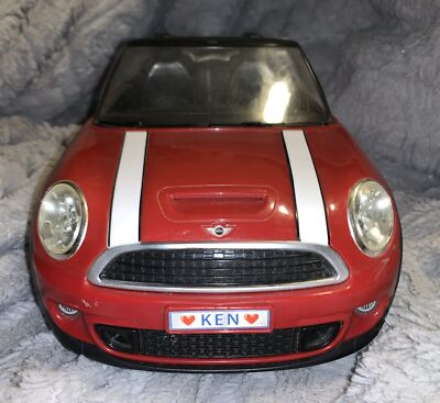 バービーケンのミニクーパー バービー&ケン BMW Mini Cooper ミニクーパー カー ホワイト