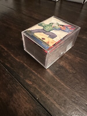 95 Fleer DC VS MARVEL Trading card base set (1-100) NM/MT