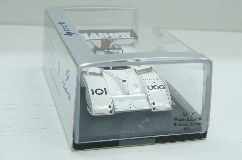 Shadow MKII #101 Riverside Can-Am 1971 Jackie Oliver Spark S1107 1:43 Model car - Immagine 2 di 4