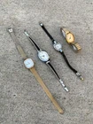 Lot of (4) Vintage Timex Women's Manual Wind-up Watches - Parts or Repair