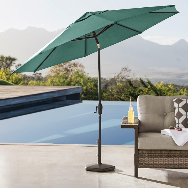 Portable Beach Umbrella Tilt Canopy Outdoor Backyard Camping Sun Shade 7 Ft For Sale Online Ebay