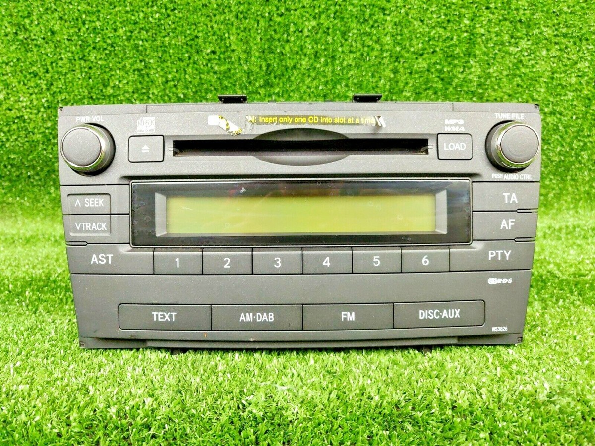 Toyota Original Car Radio 86120-05160 8612005160 Cqes6870g OemUsed