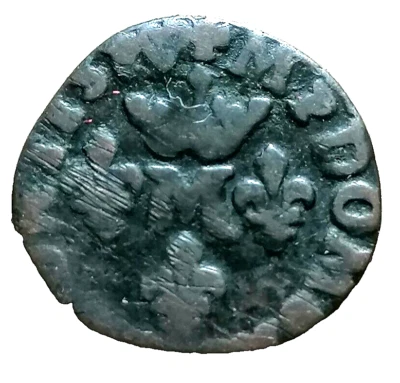 DOMBES - PRINCIPAUTÉ DE DOMBES - MARIE DE BOURBON-MONTPENSIER Liard 1629 billon - Photo 1/2