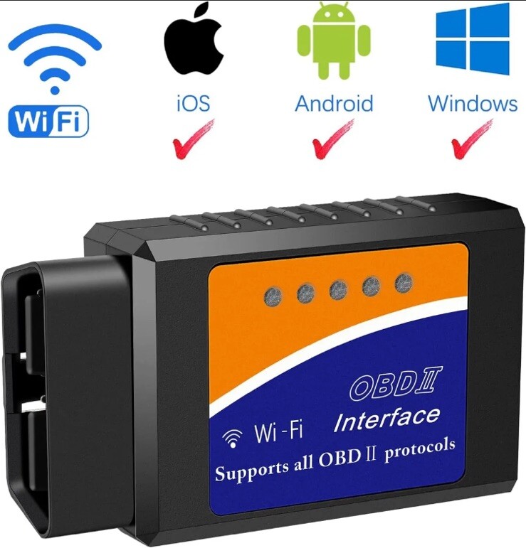 Wireless OBD2 WIFI Scanner for iOS Android PC Car Diagnostics-image