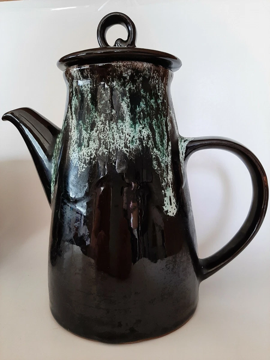 Royal Canadian Art Pottery Princess Instant Coffee Pot with two