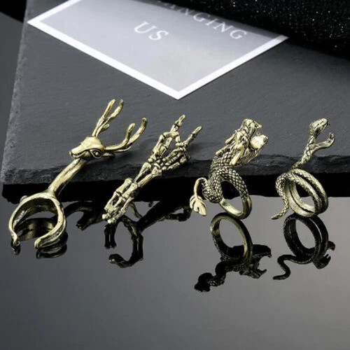 Modeschmuck-Ringe mit Tier- & Insekten-Themen