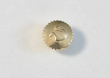 Omega watch crown 4.6mm Ladymatic fit stem 0.9mm