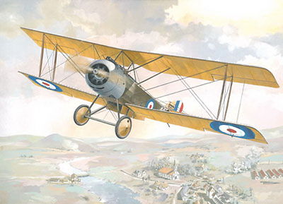 Roden 404 Sopwith 11/2 Strutter single-seat bomber aircraft WWI, scale 1:48