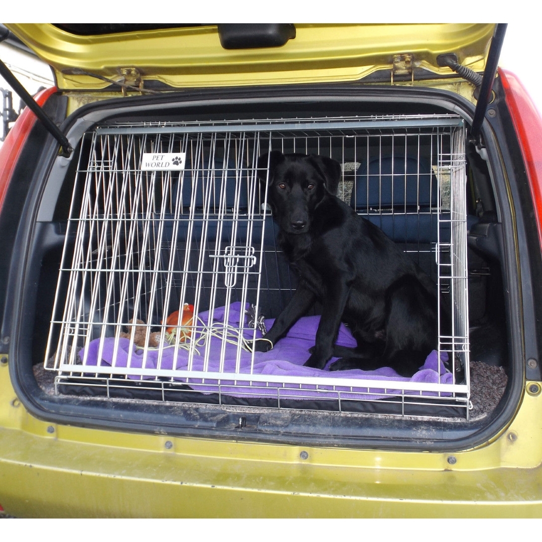 PETWORLD HONDA CRV 99-05 Sloping Dog Pet Crate for Car Boot
