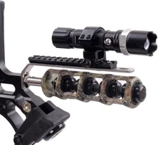 SOPOGER Archery Flashlight Mount Stabilizer - Compound Bow Accessories Light 