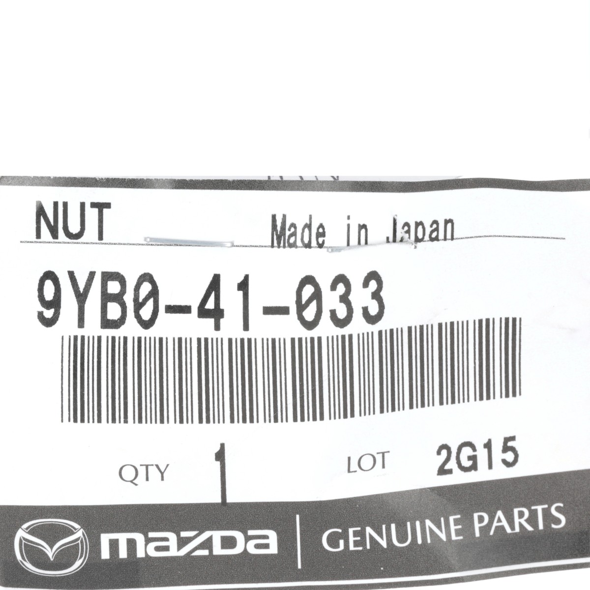 Mazda 9YB041033 Genuine OEM Shock Nut for sale online | eBay