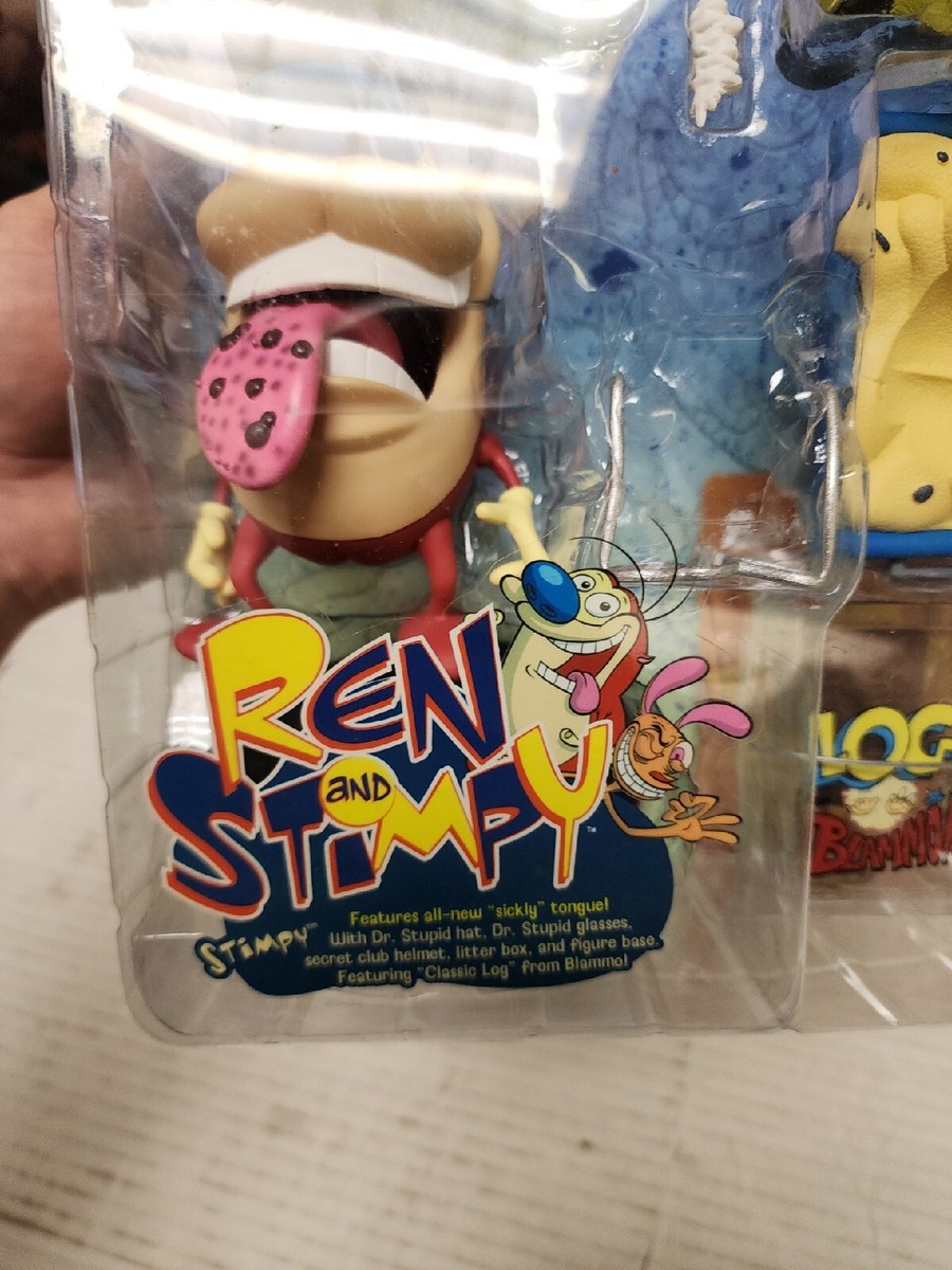 2004 Palisades Toys Ren And Stimpy Dr. Stupid Sickly Chase Factory