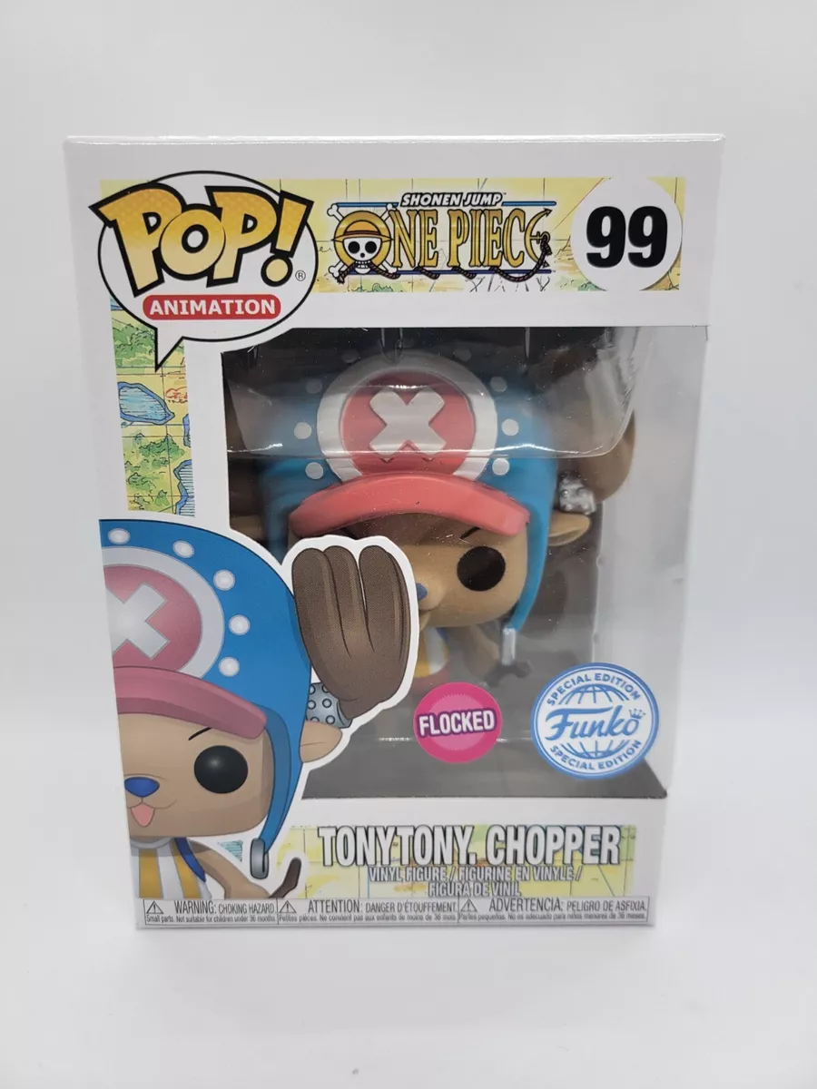 Buy POP! ANIMATION: ONE PIECE - TONY TONY CHOPPER (FLOCKED EXCLUSIVE) BY  FUNKO