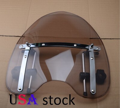 Smoke Windscreen Windshield For Yamaha V-Star XVS1100 XVS650 XVS1300 XVS950