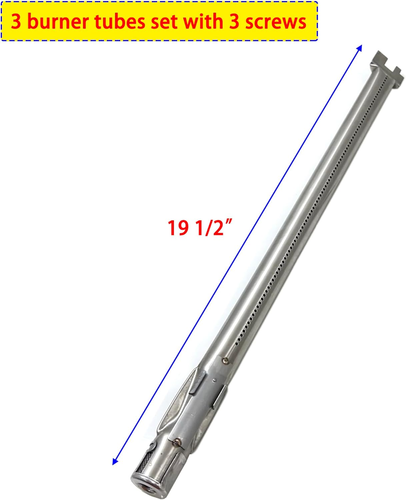 Ricambi DA118 Bruciatori Griglia 19,5" Acciaio Inox per Weber 62752, Weber Genesis 3 - Foto 2 di 12