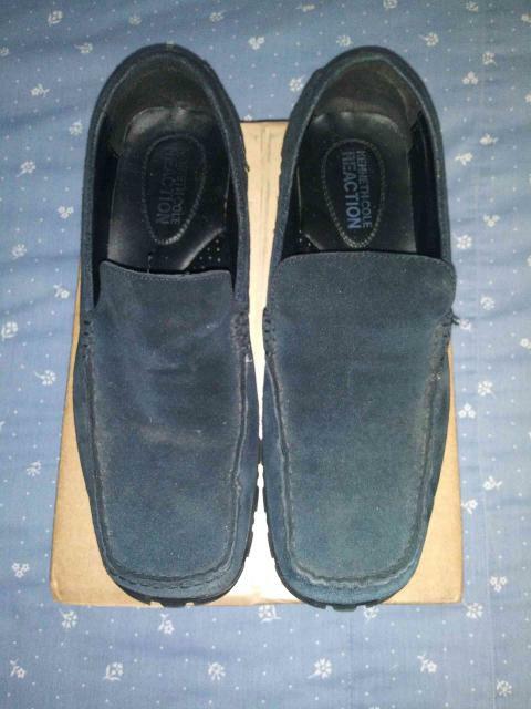 Kenneth Cole Textured Black Men's Loafers Size 10M
