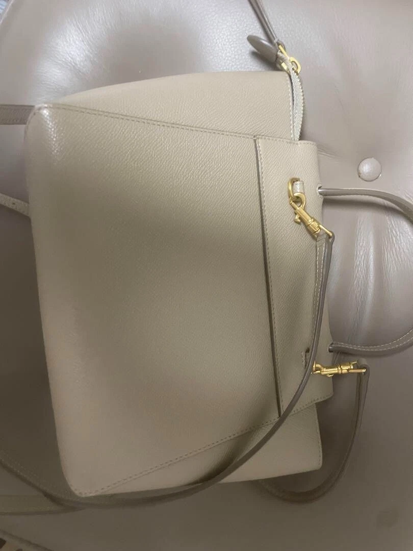 Celine belt bag nano handbag color light taupe shoulder leather from japan