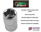 Goodyear 1/2" Drive Standard Shallow Square Metric Socket 13mm Genuine Quality