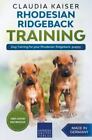 Rhodesian Ridgeback Training - Dog Training for your Rhodesian Ridgeback pupp.