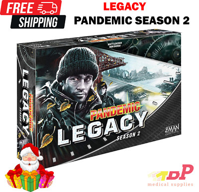 Pandemic Legacy Season 2 Black Edition Board Game For Adults Family