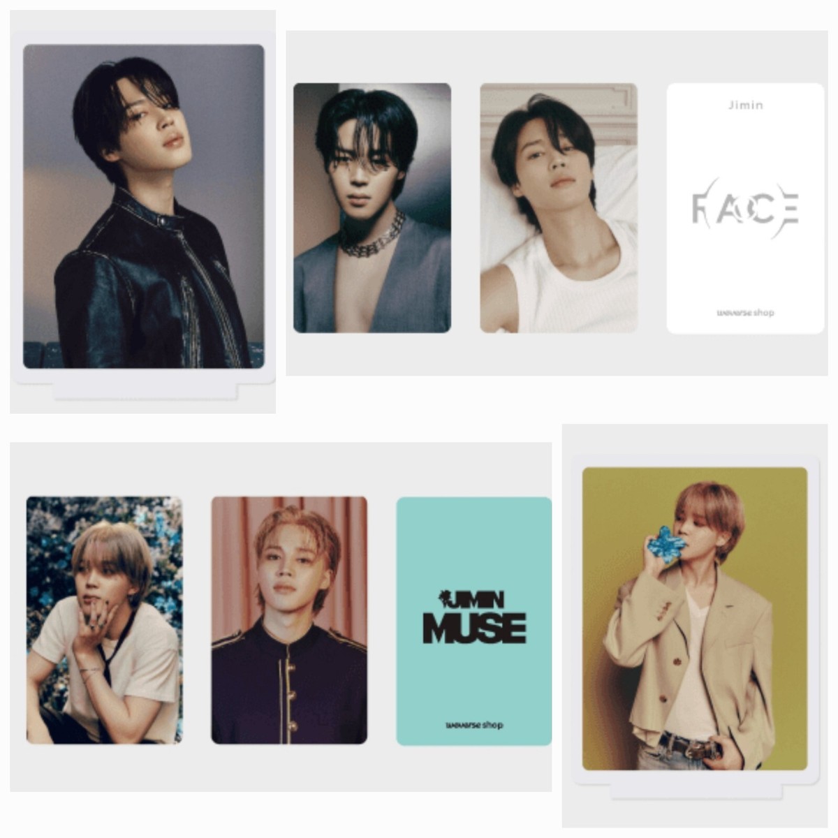 BTS JIMIN FACE ユニバラキドロ BTS JIMIN FACE Japan FC Limited hologram Photocard Photo