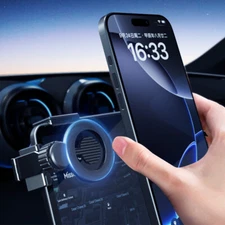 Magnetic Car Phone Holder Mount Monitor Screen Phone Bracket 360° Adjustable