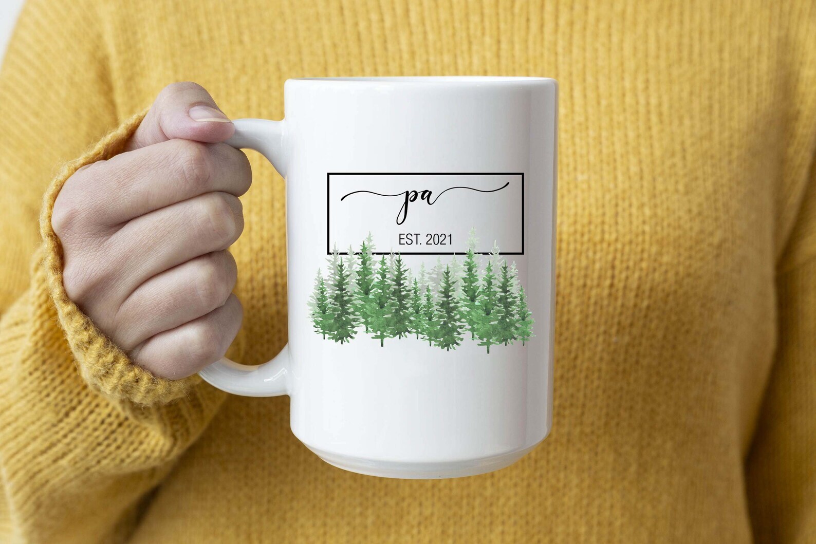 Pa Est 2021 Mug Mug & Coaster Set Gift Pa Coffee Mug For New Pa 2021 Pa To B