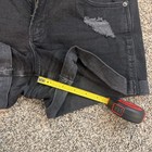 Old Navy Women’s Denim Mid Rise Boyfriend Shorts Black 6 — photo 7