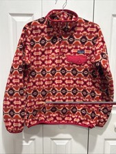 Patagonia Women's Small Synchilla Fleece Snap T Aztec Southwestern Hiking