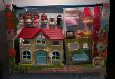 PlayGo Country Family Cottage Toy Set 20 Pieces Pretend Play House Figures 18m+