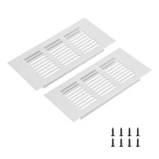 Rectangle Ventilation Grille Aluminum Alloy 150x80mm/6"x3" Silver
