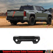 Tailgate Door Handle Bowl Decor Frame For Toyota Tundra 2022-2024 Black Bright
