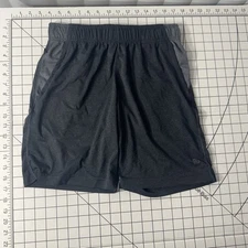 Mens LAYER 8 Shorts Sz Small Athletic Quick Dry  Black Slit Pockets Drawstring